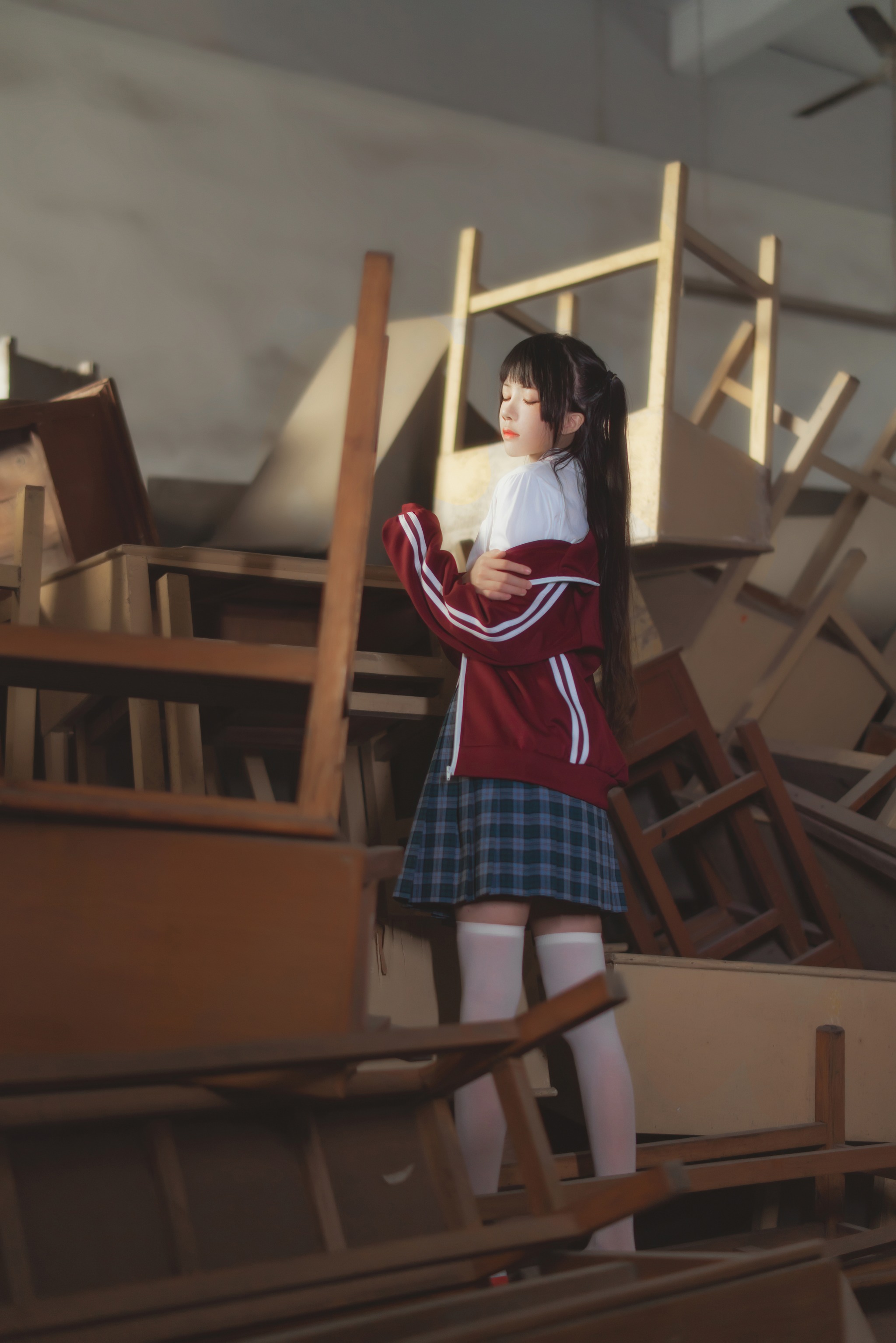 图片[1]-桜桃喵 – NO.081 未熟3 废弃教室 [38P]-XikXak